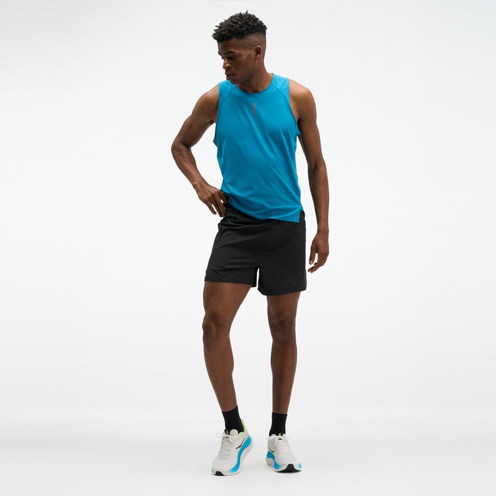 Short de hombre GLIDE SHORT 5'BRIEF HOKA - Negro Negro-1