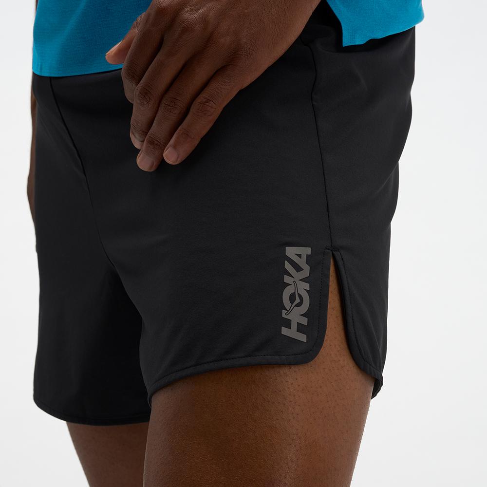 Short de hombre GLIDE SHORT 5'BRIEF HOKA - Negro Negro-5