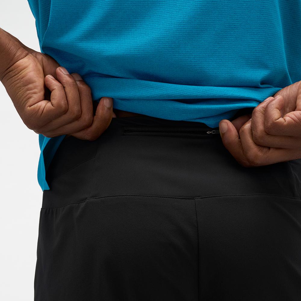 Short de hombre GLIDE SHORT 5'BRIEF HOKA - Negro Negro-6