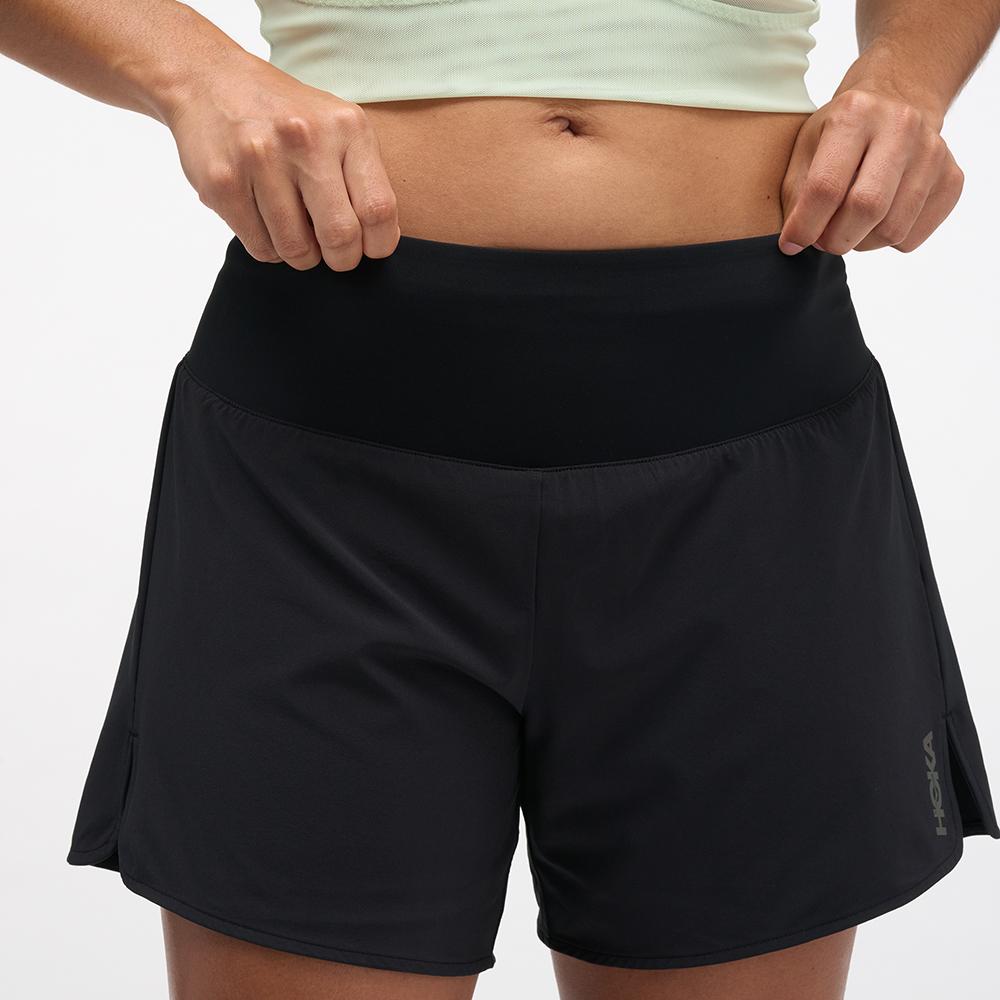 Short de mujer GLIDE SHORT 5' 2IN1 HOKA - Negro Negro-2