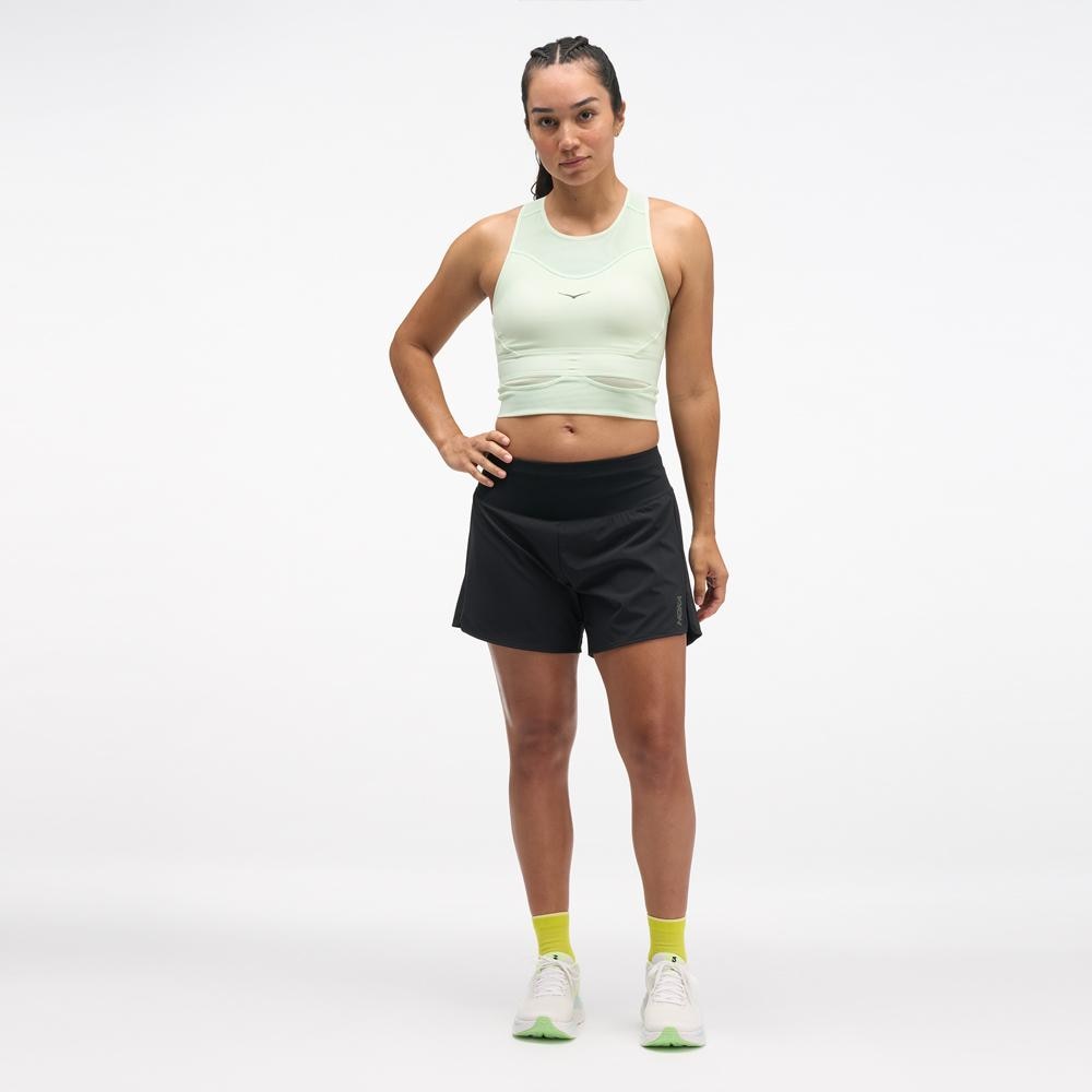 Short de mujer GLIDE SHORT 5' 2IN1 HOKA - Negro Negro-7