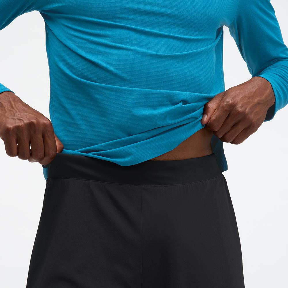 Short de hombre GLIDE SHORT 7' 2IN1 HOKA - Negro Negro-4