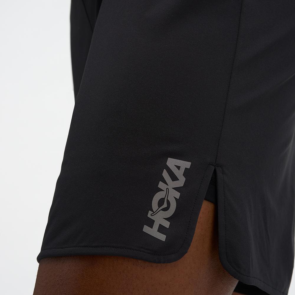 Short de hombre GLIDE SHORT 7' 2IN1 HOKA - Negro Negro-5