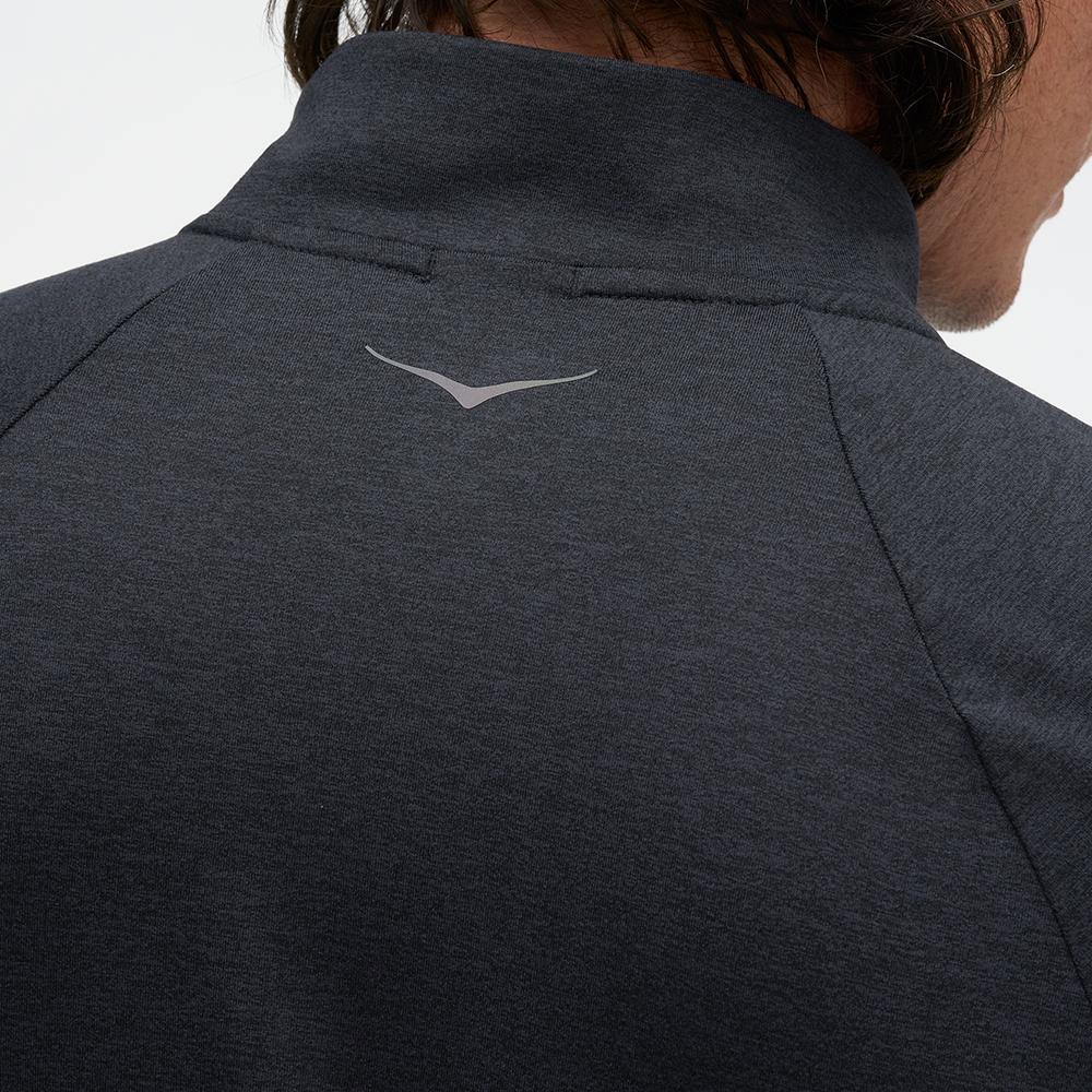 Camiseta de hombre SKYFORM HALF ZIP HOKA - Negro Negro-7