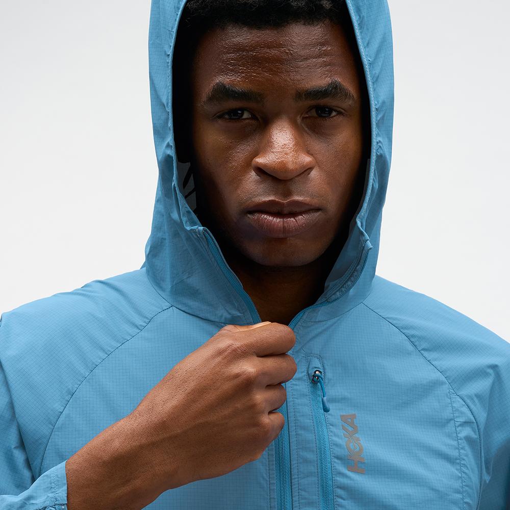 Imagen 5 de Chaqueta de hombre SKYFLOW WIND JACKET HOKA - Azul Azul