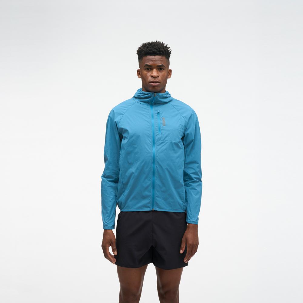 Chaqueta de hombre SKYFLOW WIND JACKET HOKA - Azul Azul-1