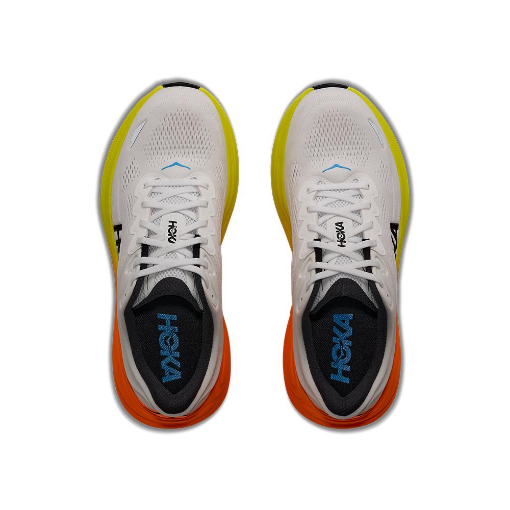 Zapatillas de running de hombre BONDI 9 HOKA - Blanco / Naranja Blanco / Naranja-2