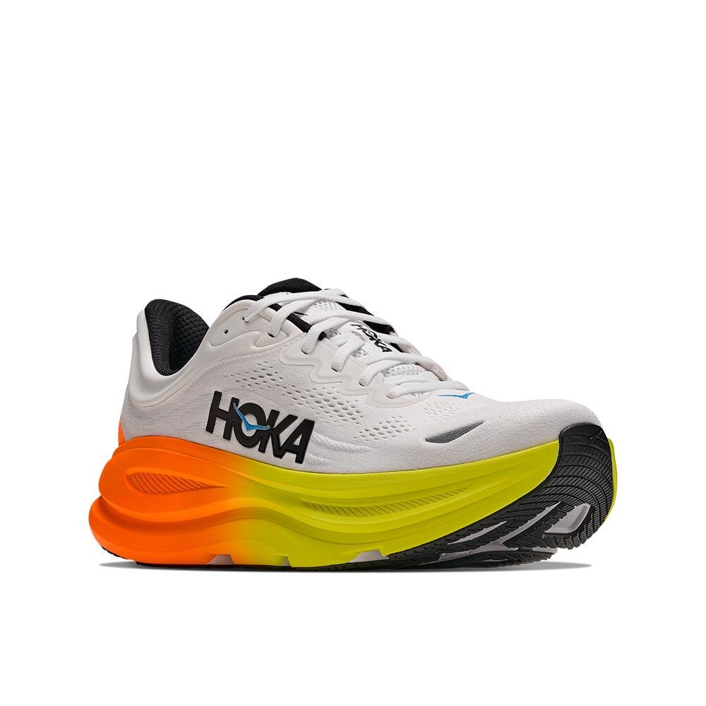 Zapatillas de running de hombre BONDI 9 HOKA - Blanco / Naranja Blanco / Naranja-6