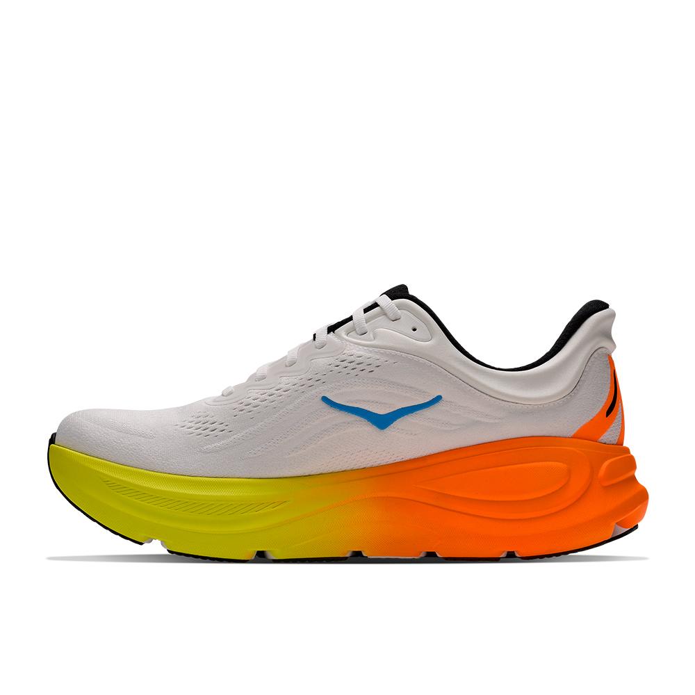 Zapatillas de running de hombre BONDI 9 HOKA - Blanco / Naranja Blanco / Naranja-8