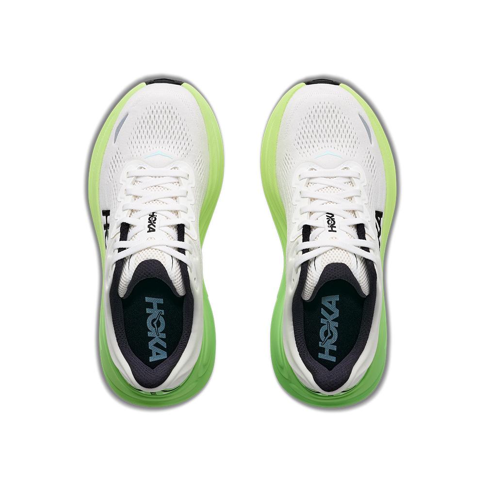 Zapatillas de running de mujer BONDI 9 HOKA - Blanco / Verde Blanco / Verde-3