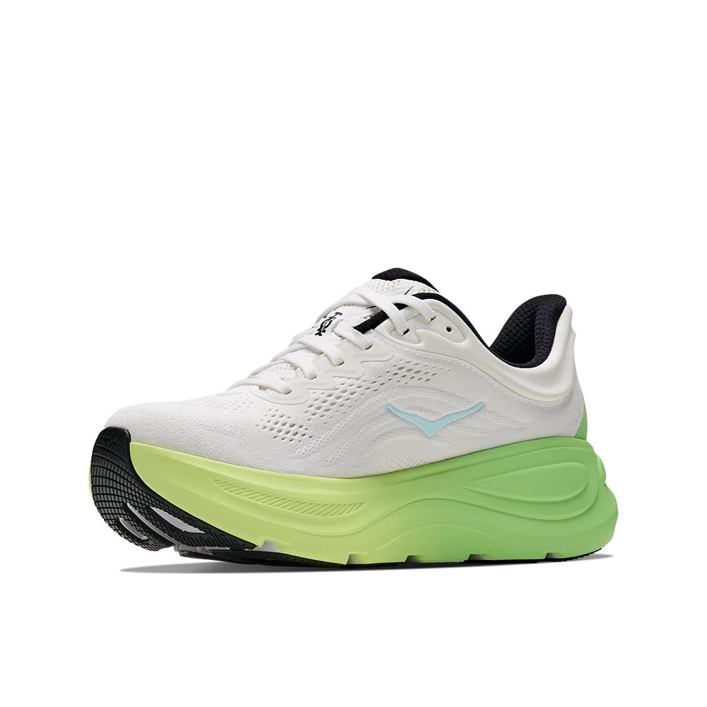 Zapatillas de running de mujer BONDI 9 HOKA - Blanco / Verde Blanco / Verde-4