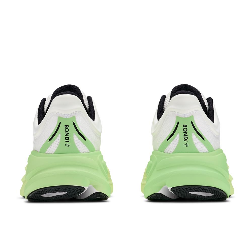 Zapatillas de running de mujer BONDI 9 HOKA - Blanco / Verde Blanco / Verde-6