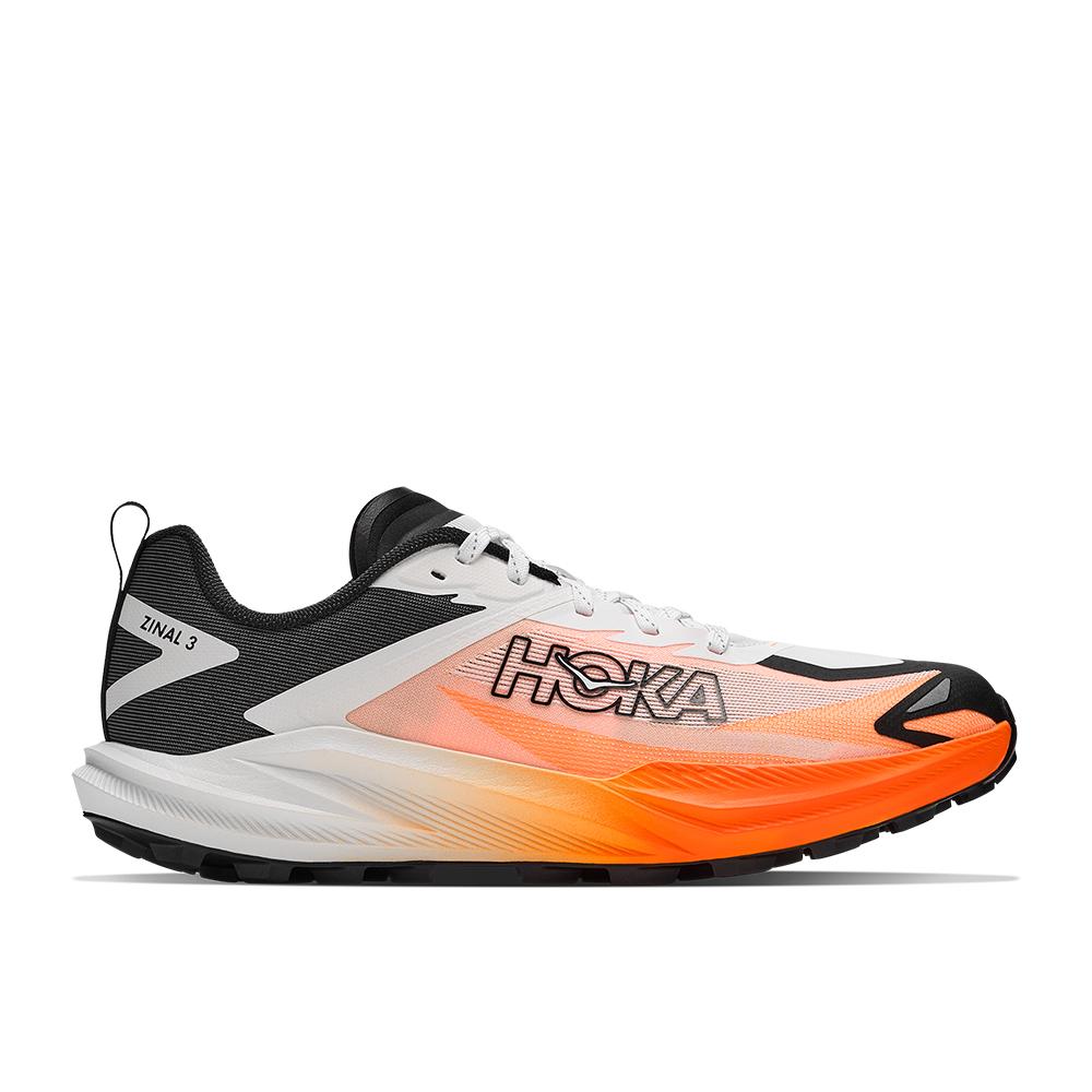 Imagen 0 de Zapatillas de trail running de hombre ZINAL 3 HOKA Negro / Naranja Flúor