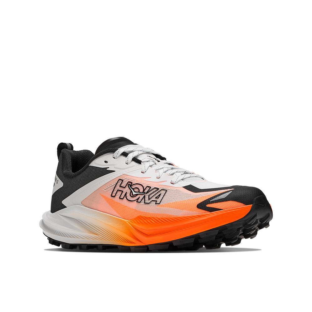 Zapatillas de trail running de hombre ZINAL 3 HOKA - Negro / Naranja Flúor Negro / Naranja Flúor-6