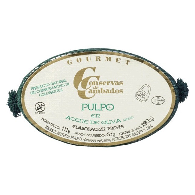 Imagem 0 de Polvo em Azeite lata 111 g