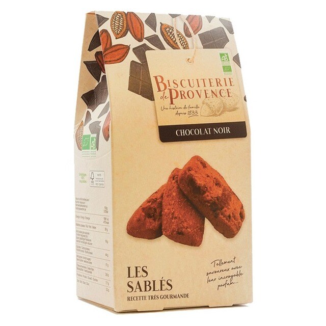 Imagem 0 de Les Sablés Bolachas com Chocolate Preto Biológicas 120 g