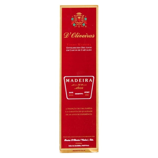 Imagem 0 de Vinho da Madeira Doce 10 Anos garrafa 75 cl