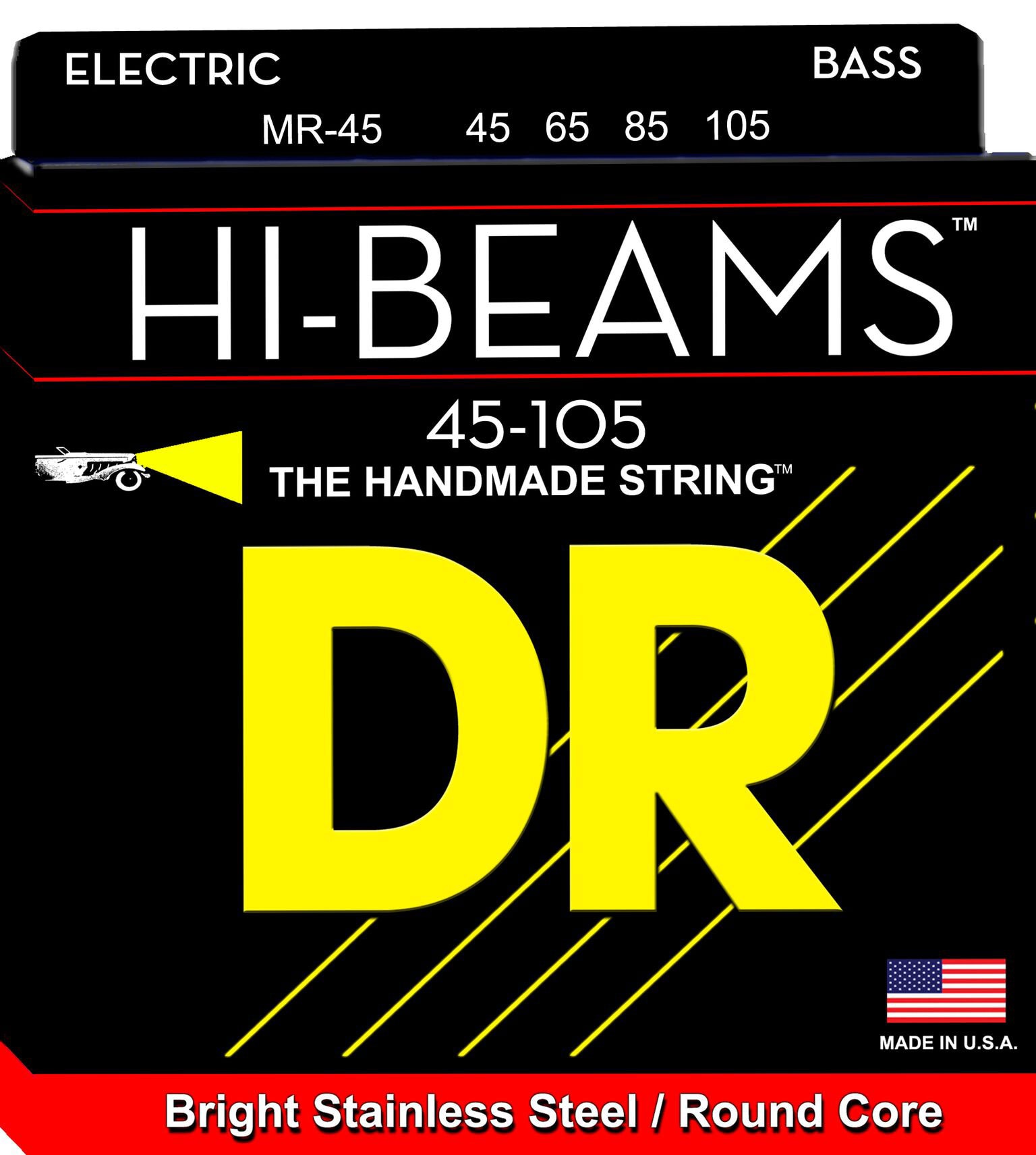 DR - Juego de cuerdas para Bajo DR Mr-45 Hi-Beam.