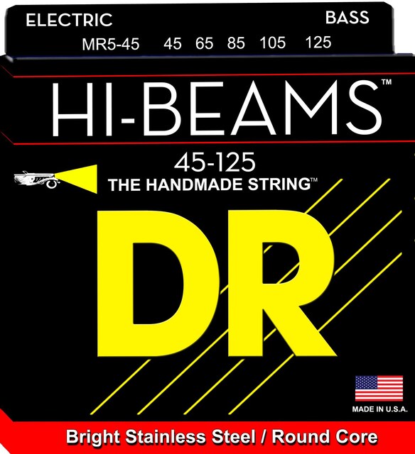 Imagen 0 de Juego de cuerdas para Bajo DR Mr5-45 Hi-Beam