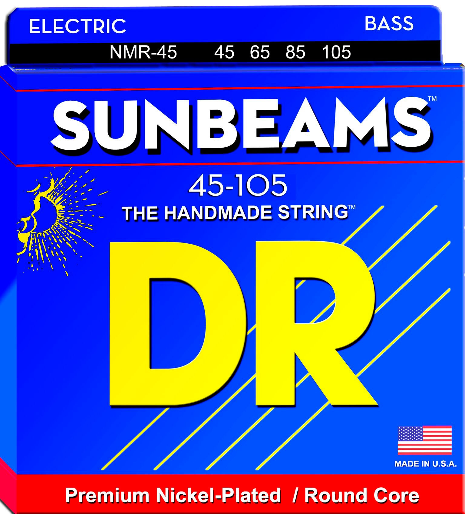 DR - Juego de cuerdas para Bajo DR Nmr-45 Sunbeam.