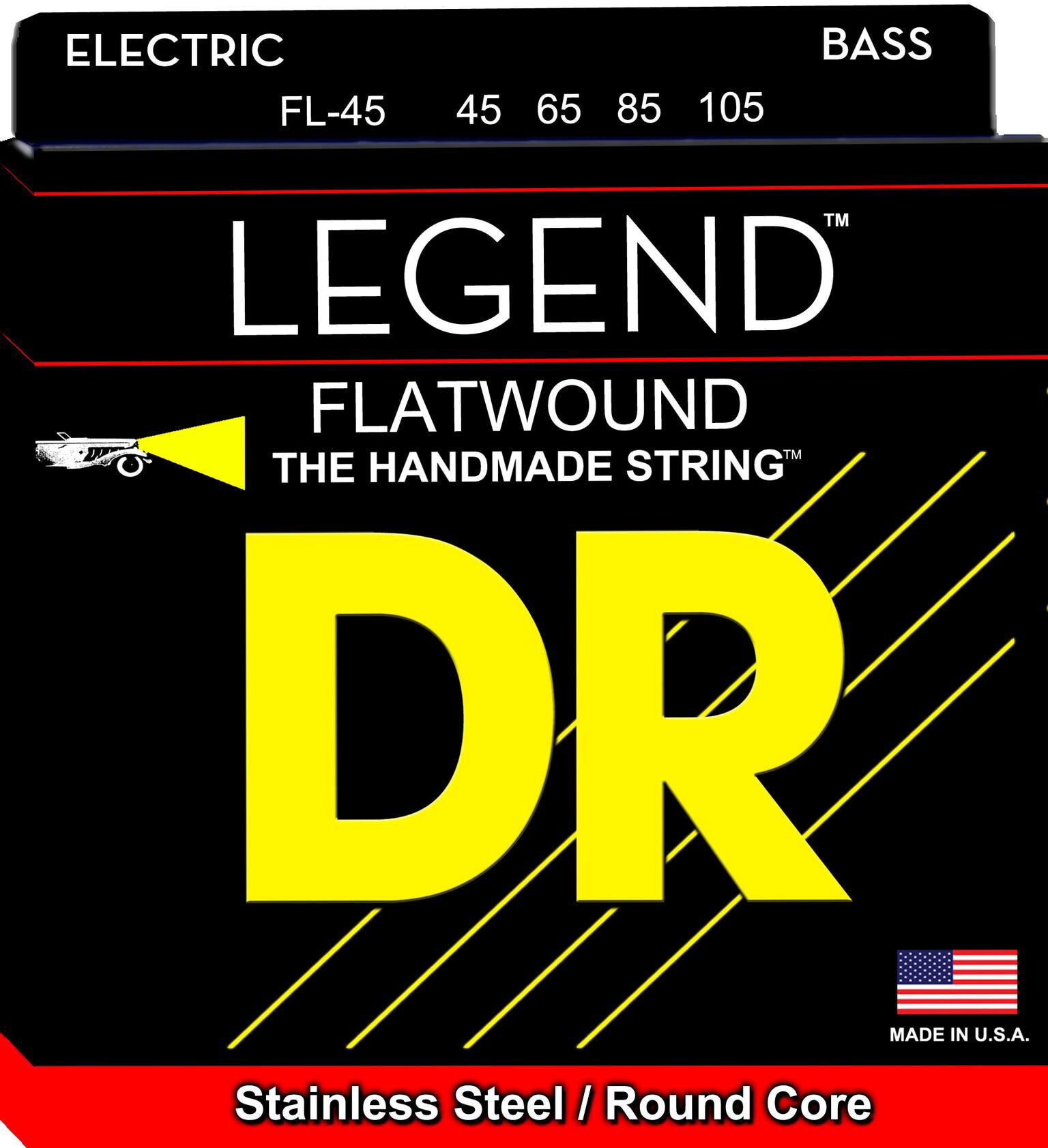 Imagen 0 de Juego de cuerdas para Bajo DR Fl-45 Legends Negro