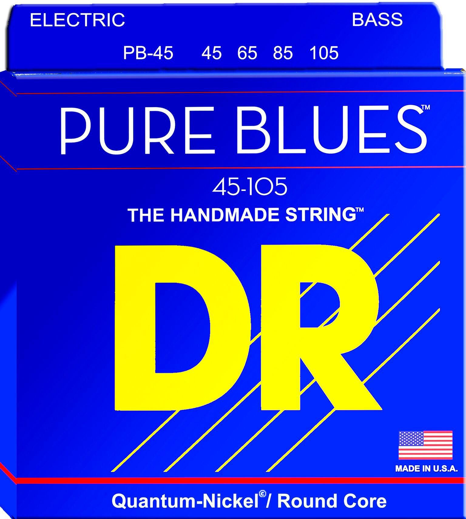 Imagen 0 de Juego de cuerdas para Bajo DR Pb-45 Pure Blues Azul