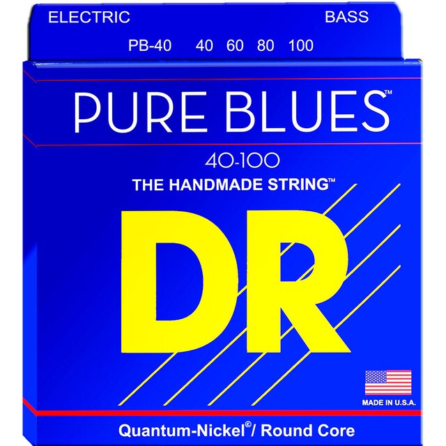 Imagen 0 de Juego de Cuerdas para Bajo DR PB-40 Pure Blues