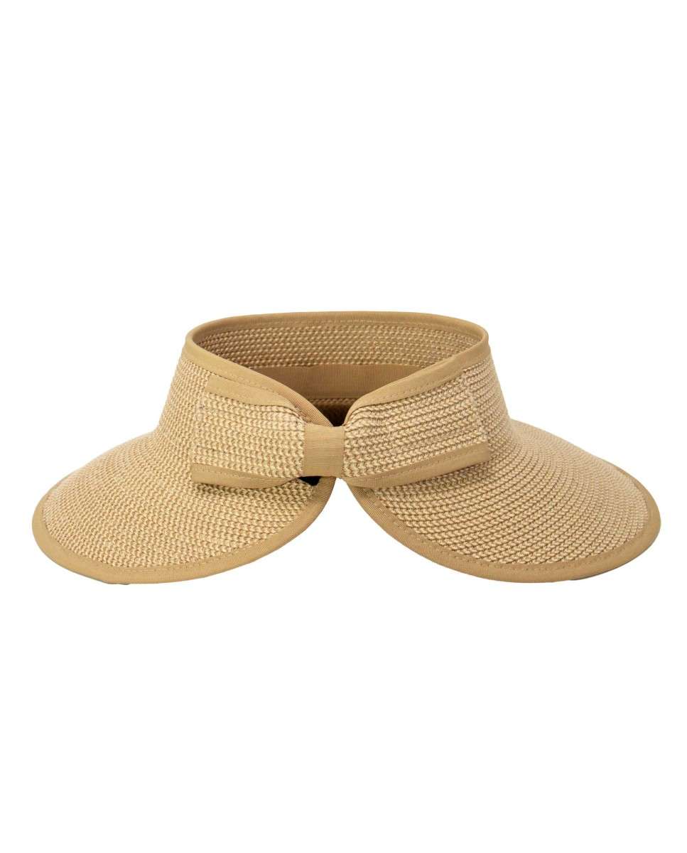 Visera de mujer cassis con protección solar - Illums - Natural Natural-2