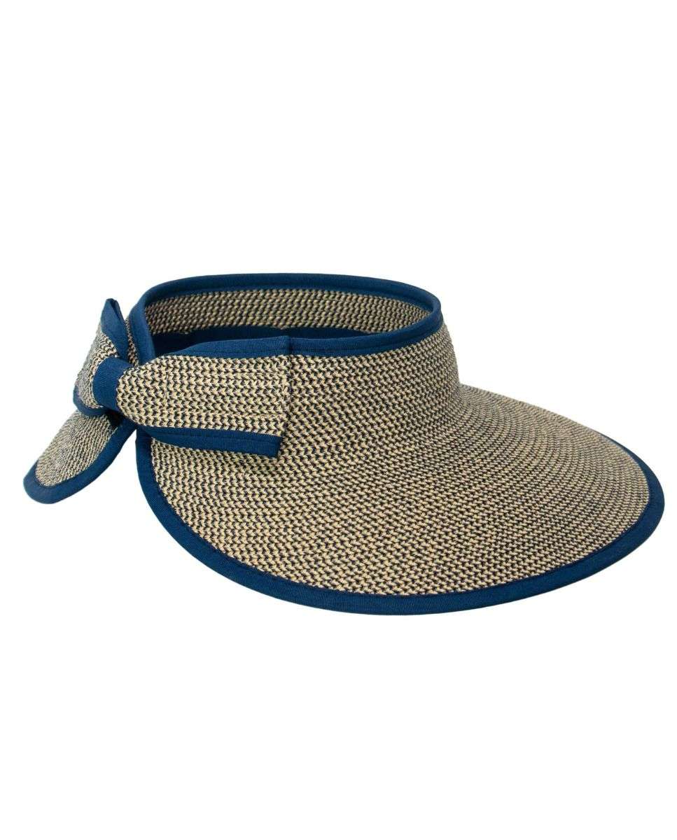 Imagen 0 de Visera de mujer cassis con protección solar Azul marino
