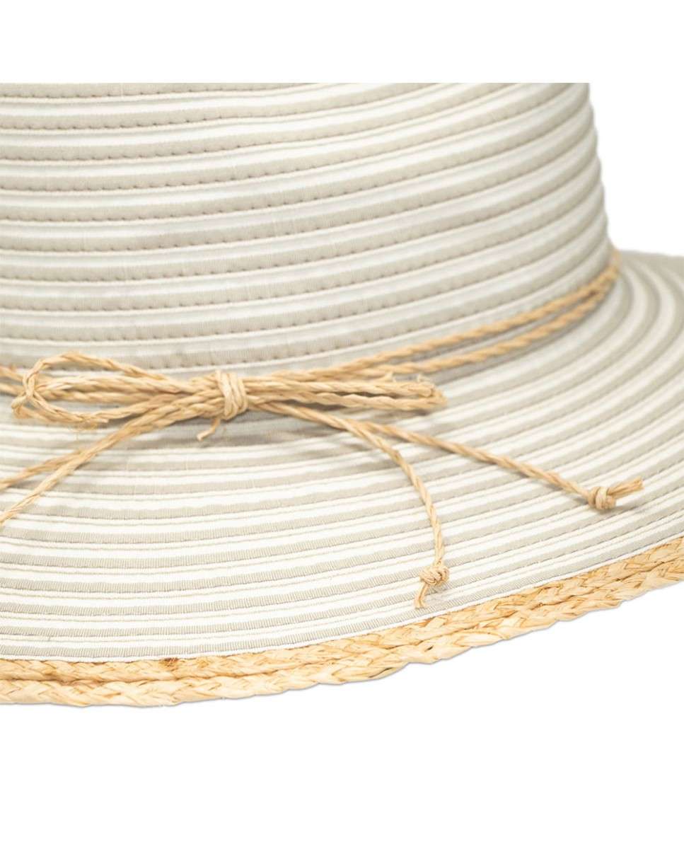 Sombrero de mujer volterra con protección solar - Illums - Natural Natural-5