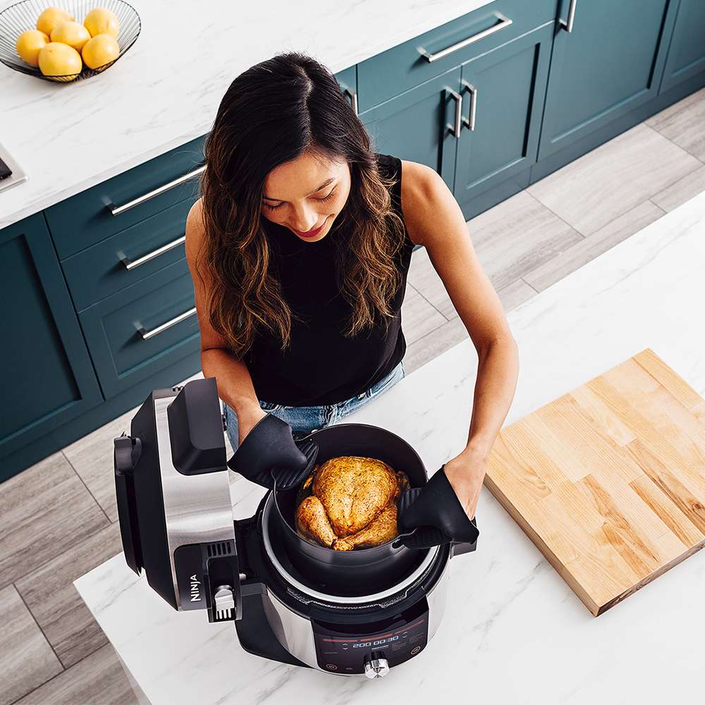 Olla eléctrica multifunción Ninja OL750EU Foodi Max 7,5L Smartlid multi cooker - Gris Gris-3
