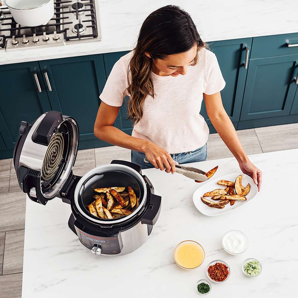 Olla eléctrica multifunción Ninja OL750EU Foodi Max 7,5L Smartlid multi cooker - Gris Gris-6