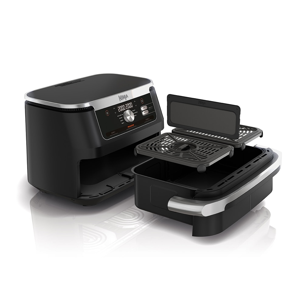 Imagen 3 de Freidora de aire sin aceite Ninja AF500EU compartimento extragade Foodi Max 10,4L - Negro Negro