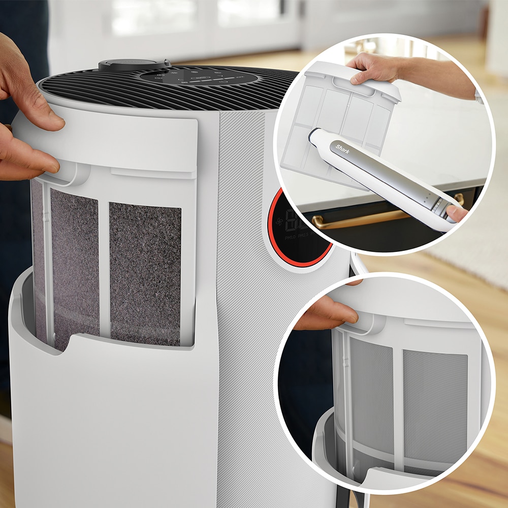 Purificador de aire NeverChange5 Shark HP150EU Filtro HEPA y AUTO-IQ - Blanco Blanco-6