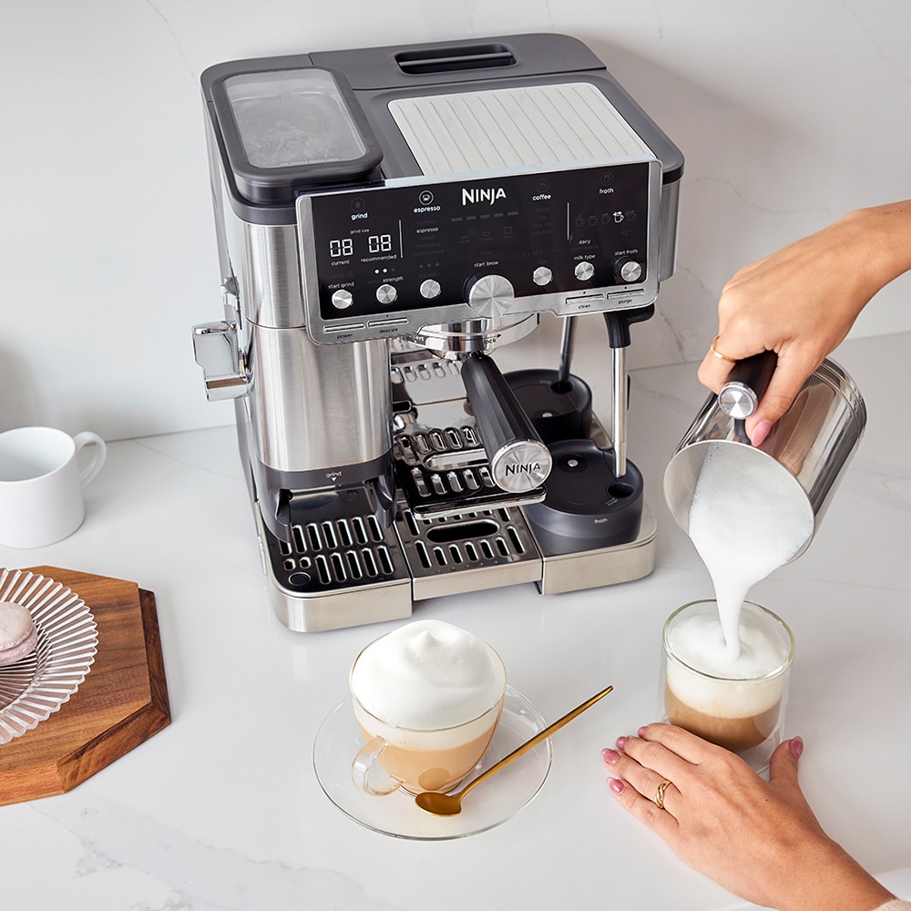 Imagen 7 de Cafetera Espresso manual Ninja Luxe™ ES701EU café Premier - Gris Gris
