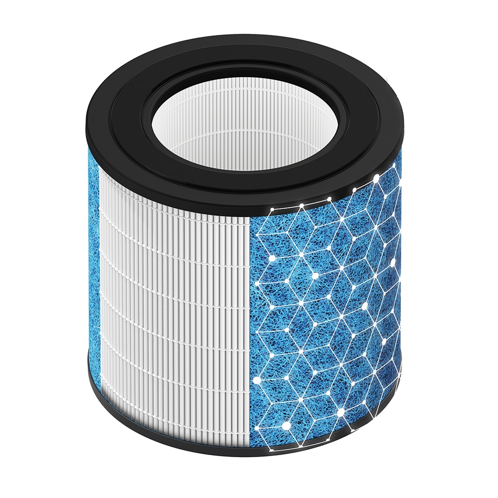 Imagen 3 de Purificador de aire NeverChange5 Shark HP072EU Filtro HEPA y AUTO-IQ - Blanco roto Blanco roto