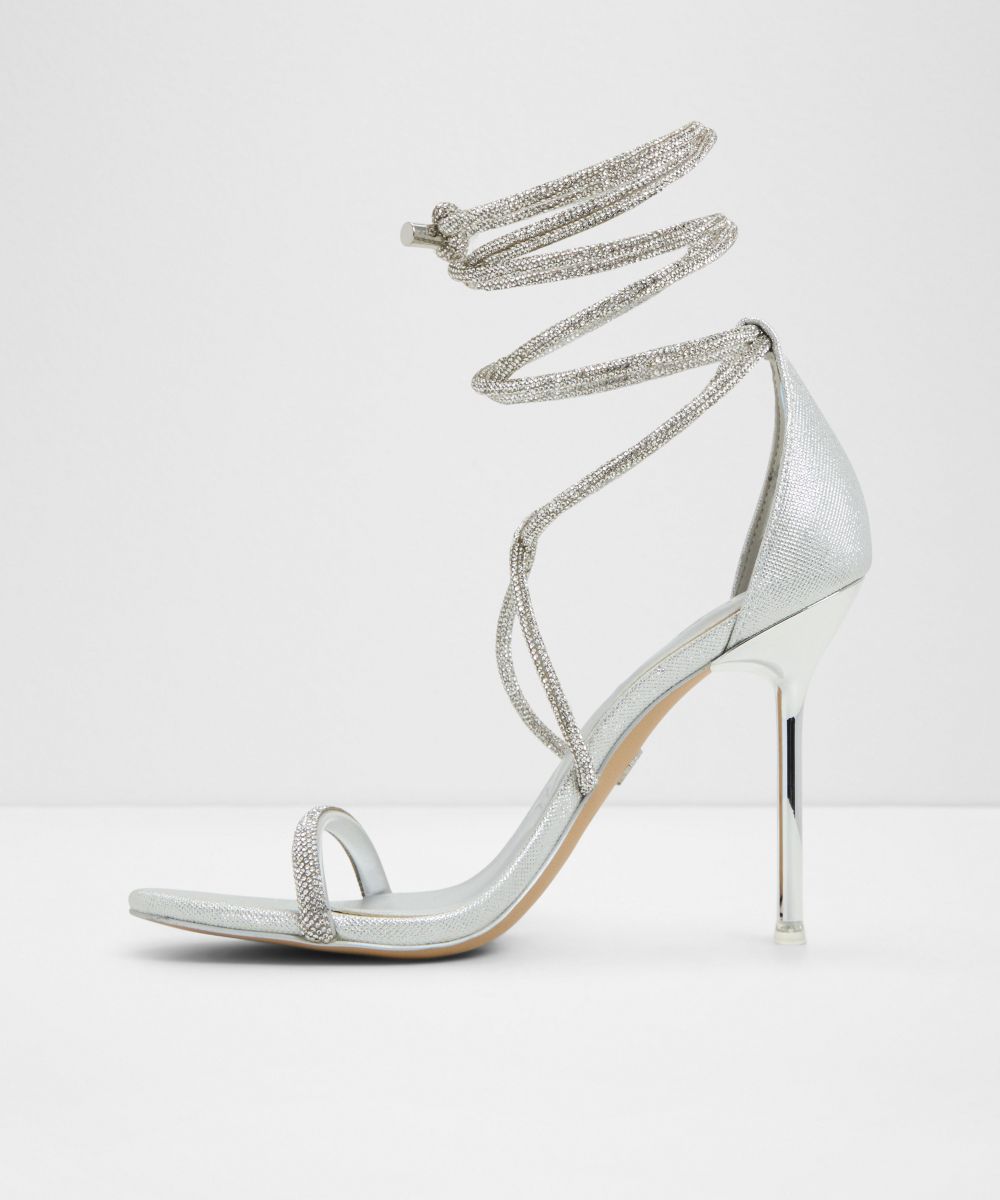 Aldo - Sandalias de tacón de mujer con punta redonda.