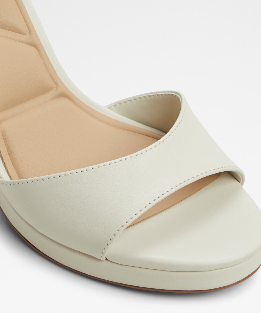 Sandalias de tacón de mujer con punta redonda - Aldo - Crudo Crudo-5