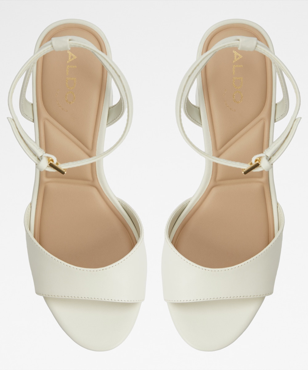 Sandalias de tacón de mujer con punta redonda - Aldo - Crudo Crudo-6