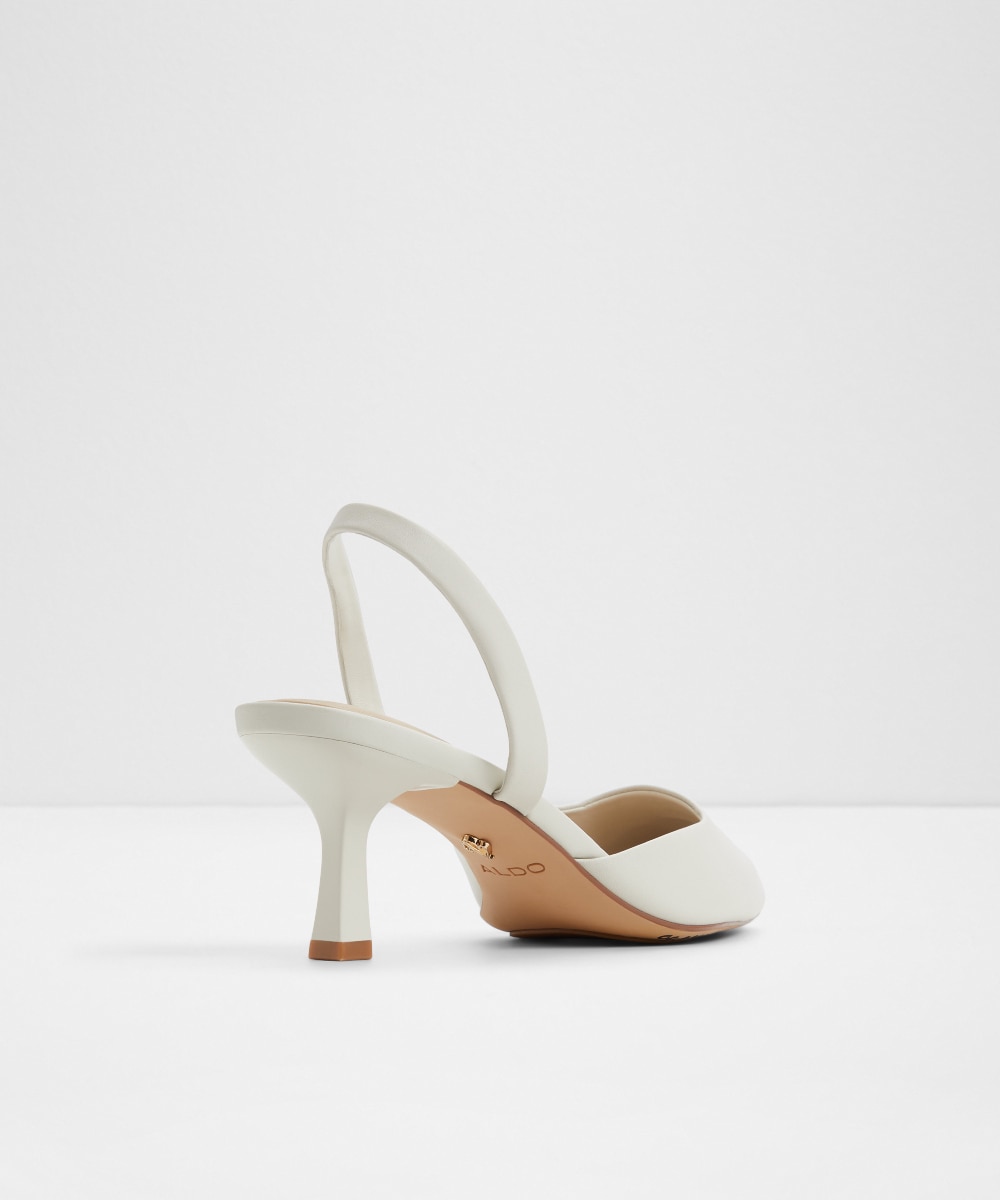 Zapatos de salón de mujer con punta afilada - Aldo - Blanco Blanco-3