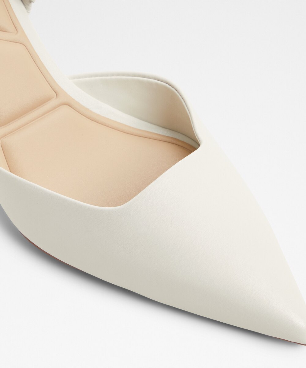 Zapatos de salón de mujer con punta afilada - Aldo - Blanco Blanco-5