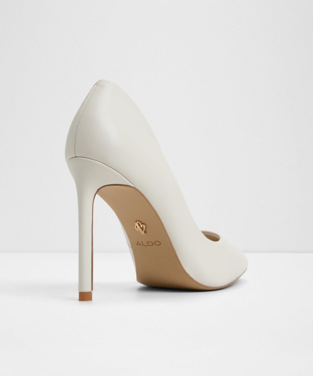 Zapatos de salón de mujer con punta afilada - Aldo - Blanco Blanco-3