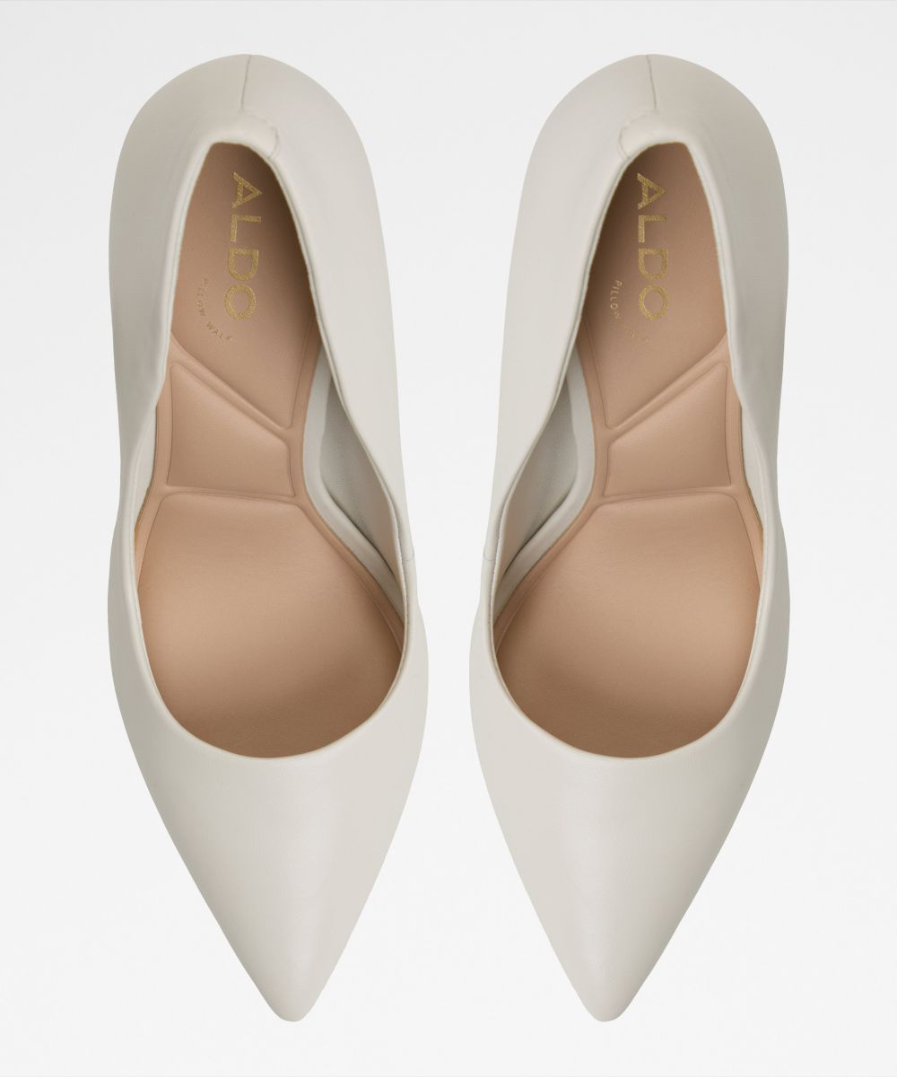 Zapatos de salón de mujer con punta afilada - Aldo - Blanco Blanco-6