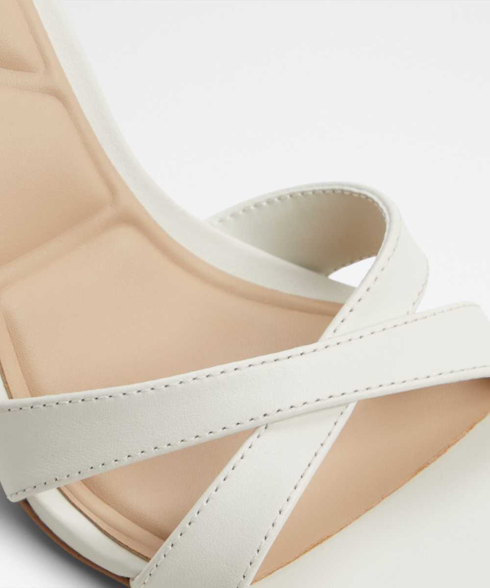 Sandalias de tacón de mujer con punta redonda - Aldo - Blanco Blanco-7