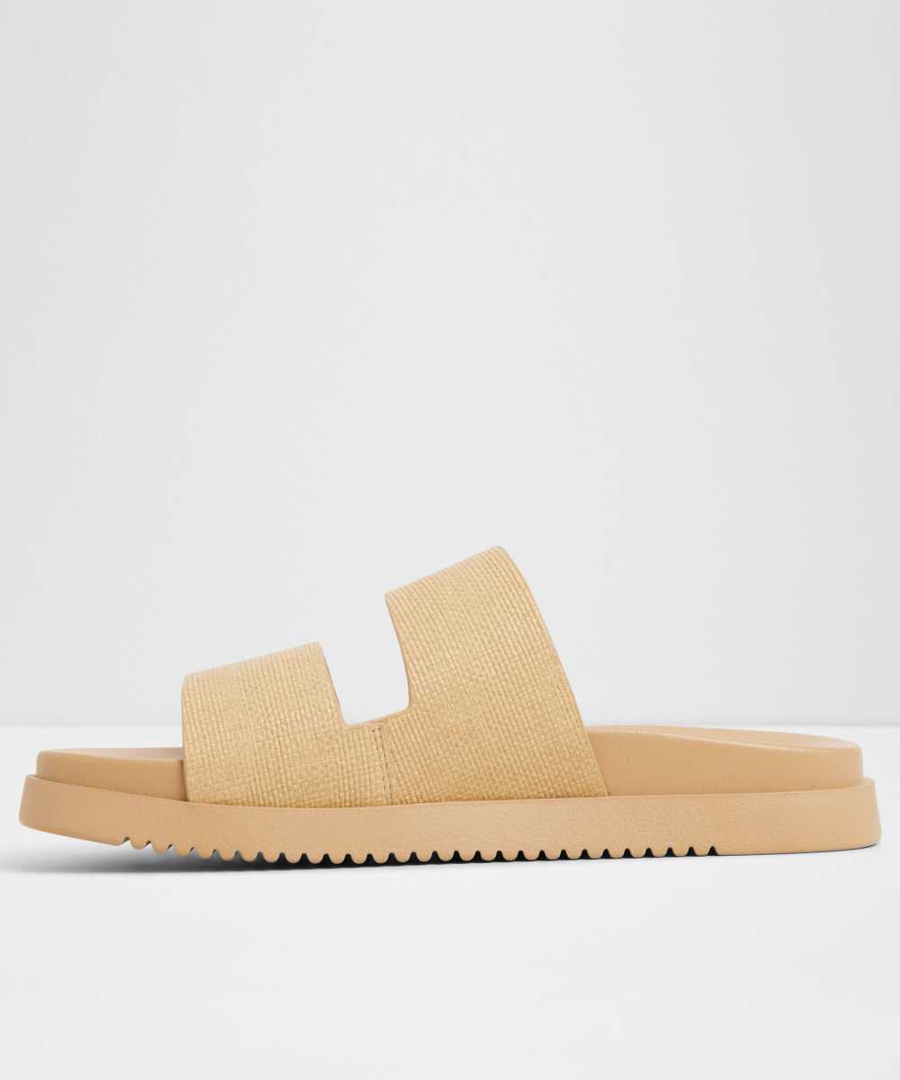 Sandalias planas de mujer con punta redonda - Aldo - Naranja Beige-3