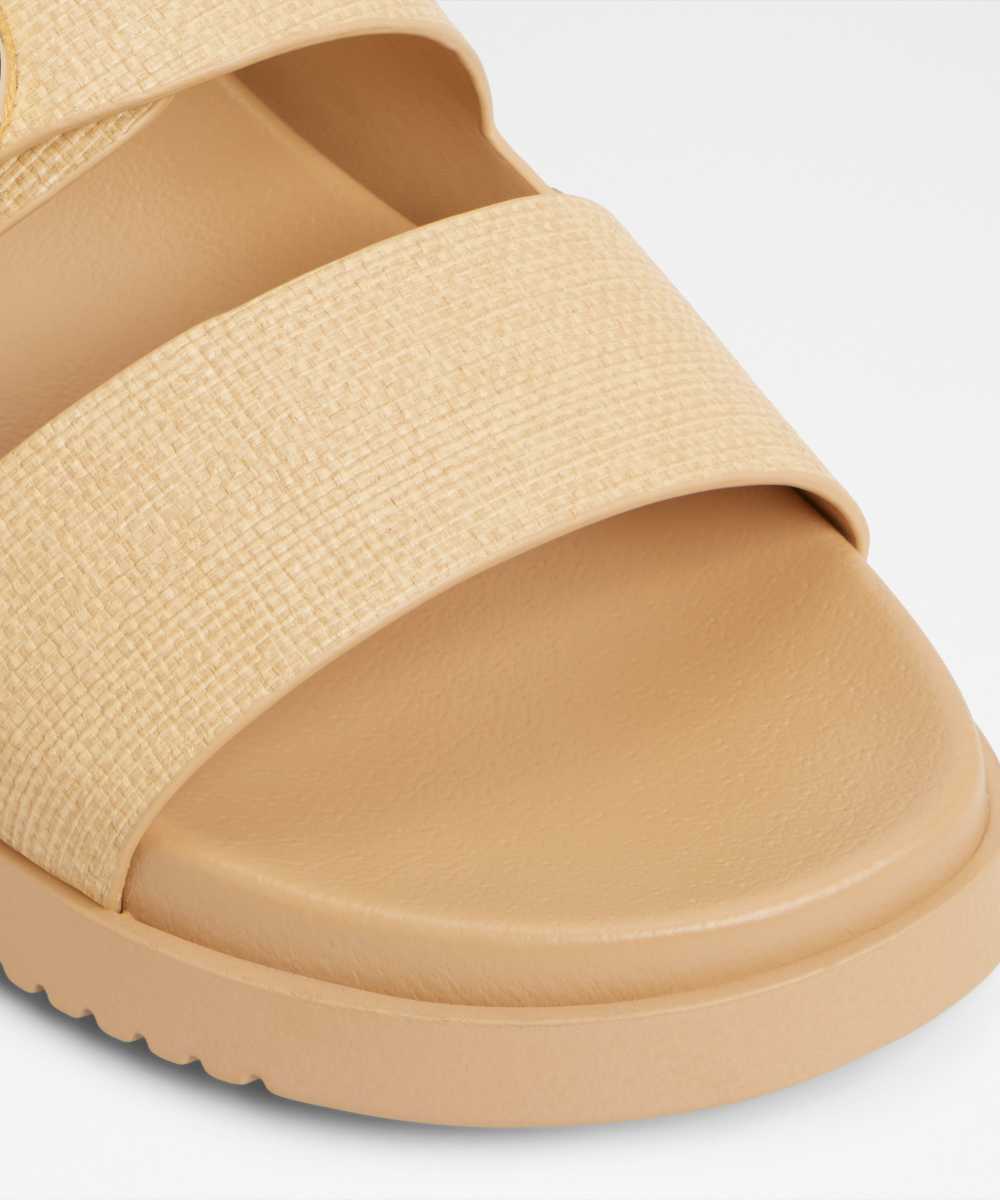 Sandalias planas de mujer con punta redonda - Aldo - Naranja Beige-6