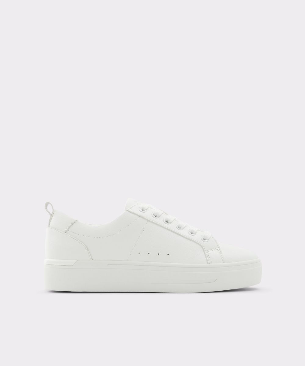 Zapatillas deportivas de mujer con punta redonda - Aldo - Blanco Blanco-1
