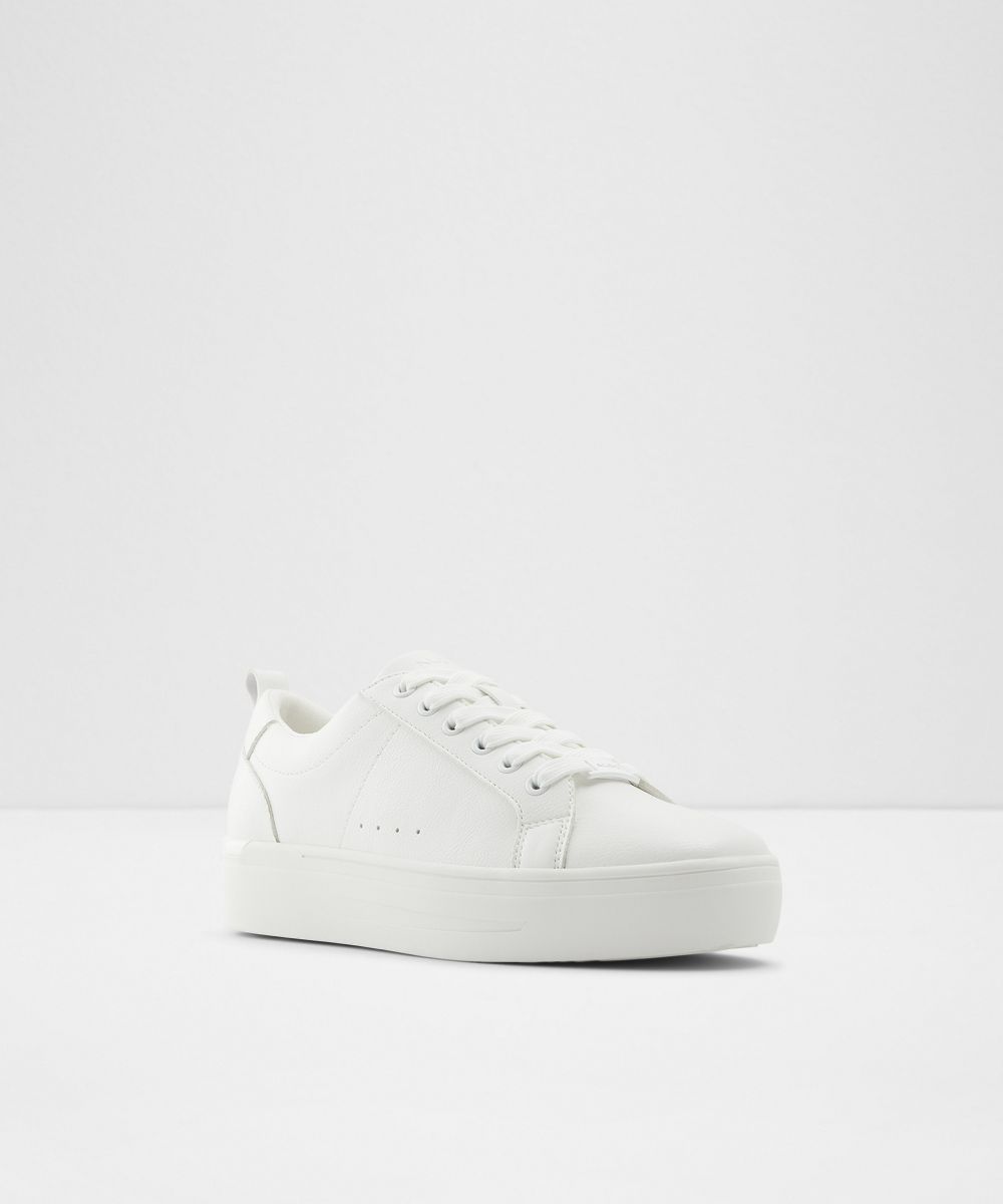 Zapatillas deportivas de mujer con punta redonda - Aldo - Blanco Blanco-4