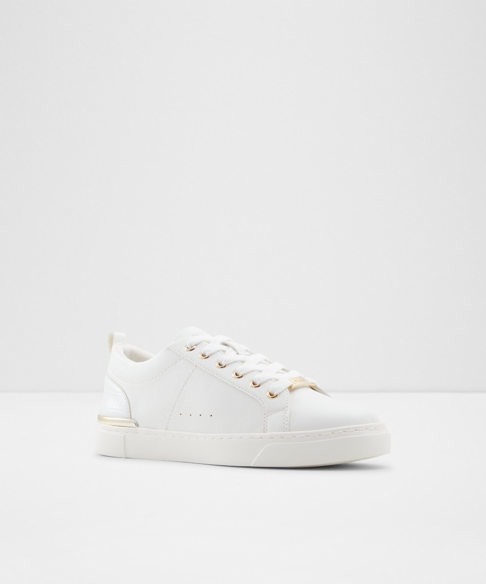 Zapatillas deportivas de mujer con punta redonda - Aldo - Blanco Blanco-4