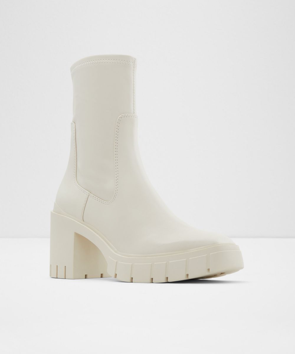 Botines básicos de mujer con punta cuadrada - Aldo - Crudo Crudo-4